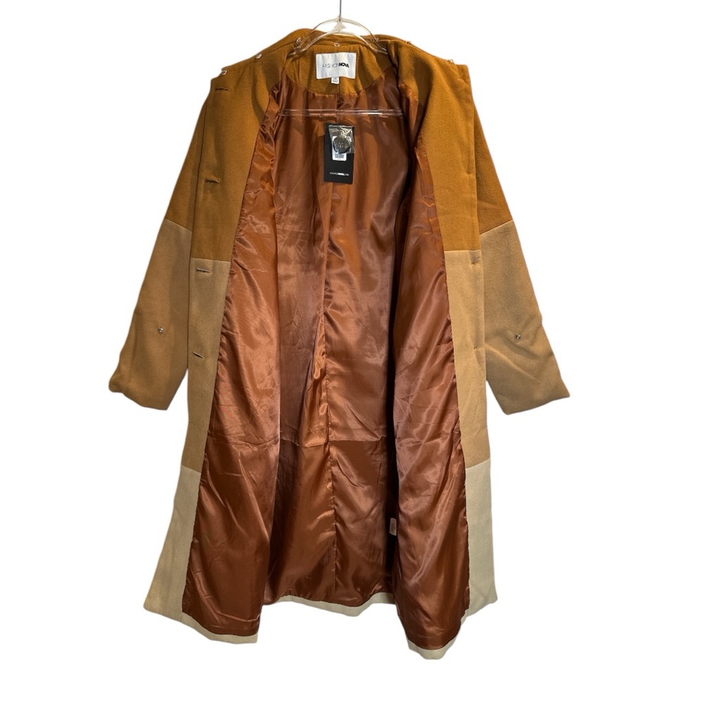 Fashion Nova “Pardon My French” Faux Fur Trim Coat - Picture 10 of 13